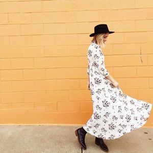 ROOLEE BOUTIQUE FLORAL MAXI DRESS